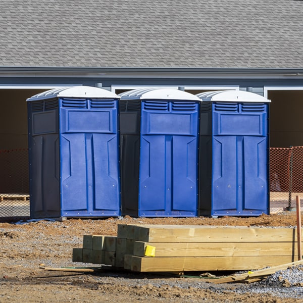 do you offer hand sanitizer dispensers inside the portable restrooms in Darrington